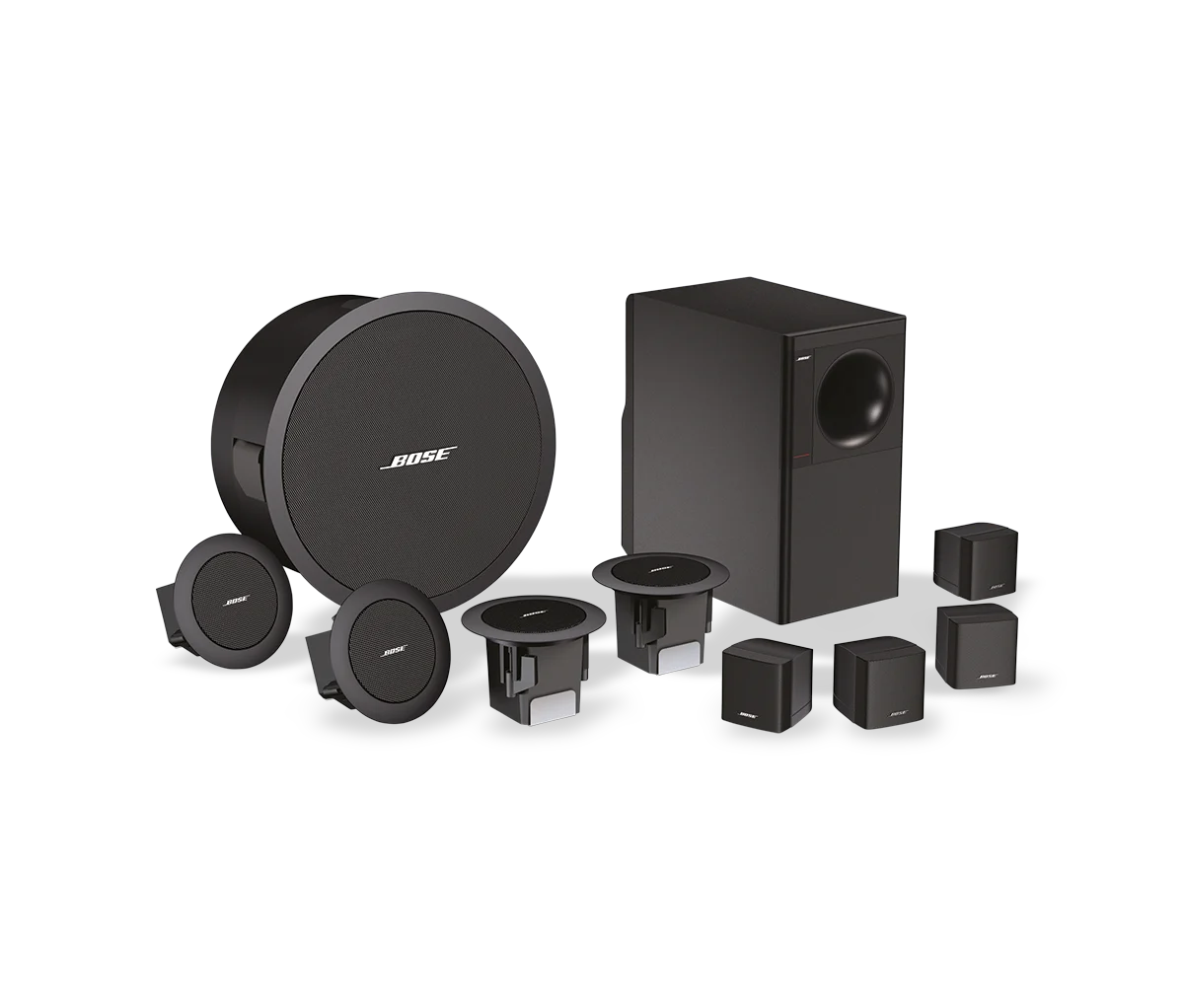 Bose FreeSpace 3 - upotettava satelliittipari, musta - Image 2