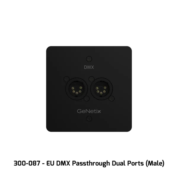 ChamSys GeNetix DMX Passthrough 2 × uros EU - seinäpaneeli