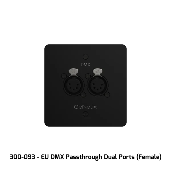 ChamSys GeNetix DMX Passthrough 2 × naaras EU - seinäpaneeli