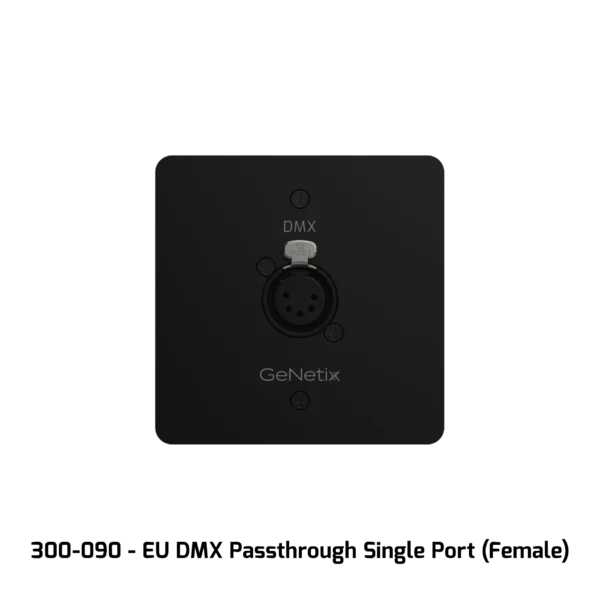 ChamSys GeNetix DMX Passthrough 1 × naaras EU - seinäpaneeli