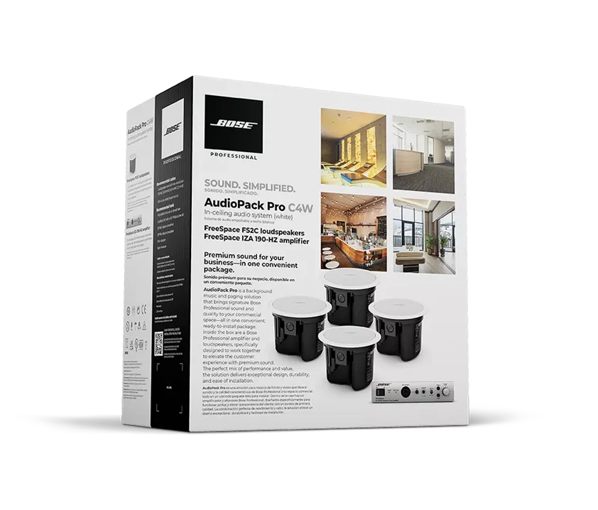 Bose AudioPack Pro C4W - äänijärjestelmäpaketti, valkoinen