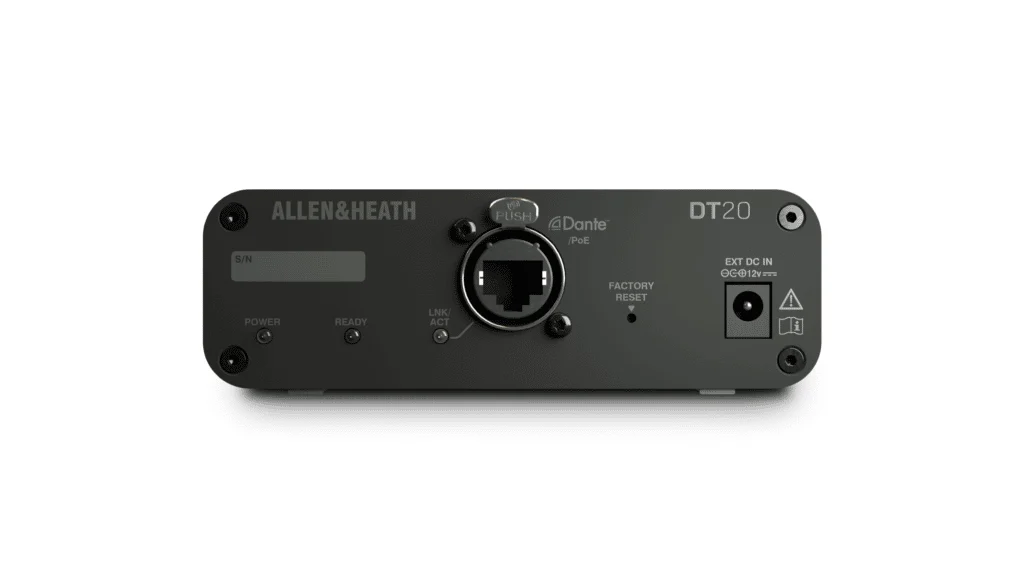 Allen & Heath DT20 - 2 tulon Dante-liitäntä - Image 2