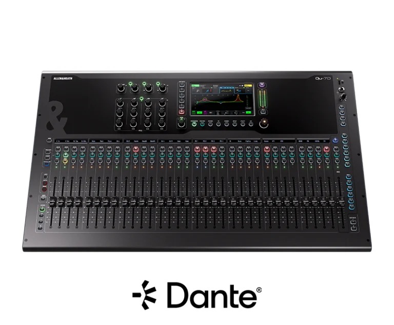 Allen & Heath Qu-7D - digitaalimikseri, 32 tuloa ja Dante