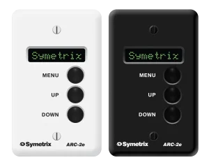 Symetrix ARC-2e - valikkopohjainen seinäohjain, valkoinen
