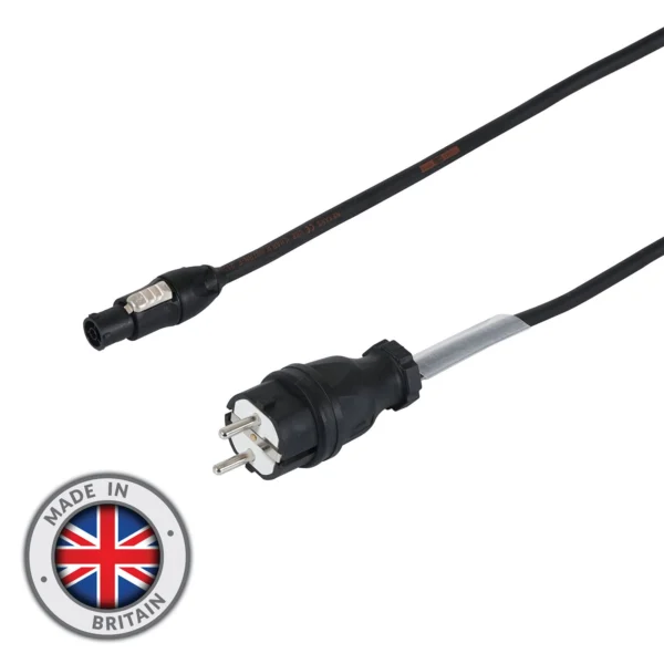 Prolight Schuko / powerCON TRUE1 TOP 2 m - virtakaapeli