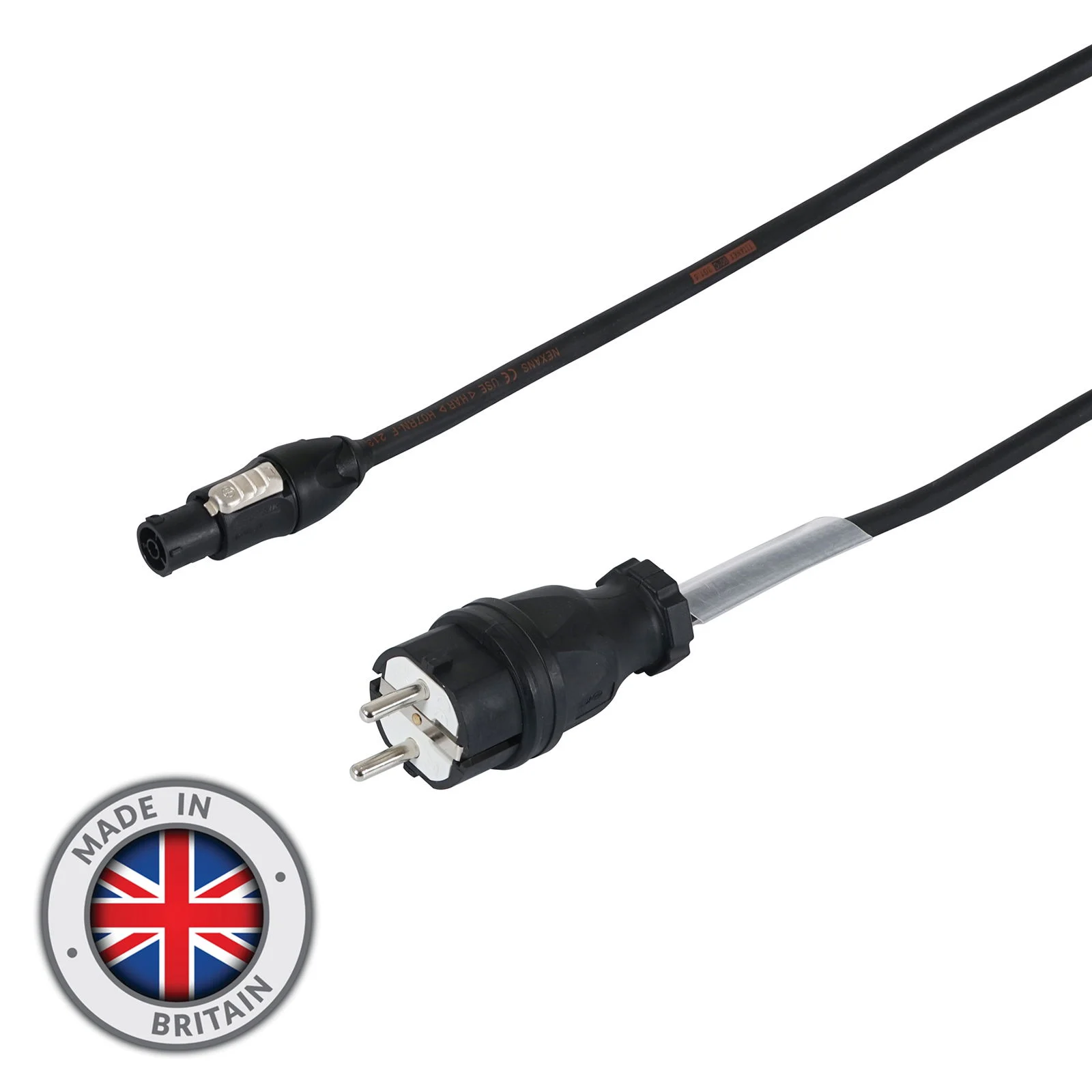Prolight Schuko / powerCON TRUE1 TOP 2 m - virtakaapeli