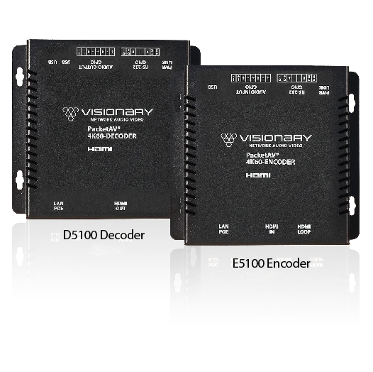 Visionary D5100 - AV over IP -vastaanotin (4K60 4:4:4)