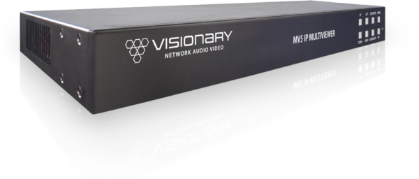 Visionary MV5 - IP-multiviewer AV over IP -virroille (4K60)