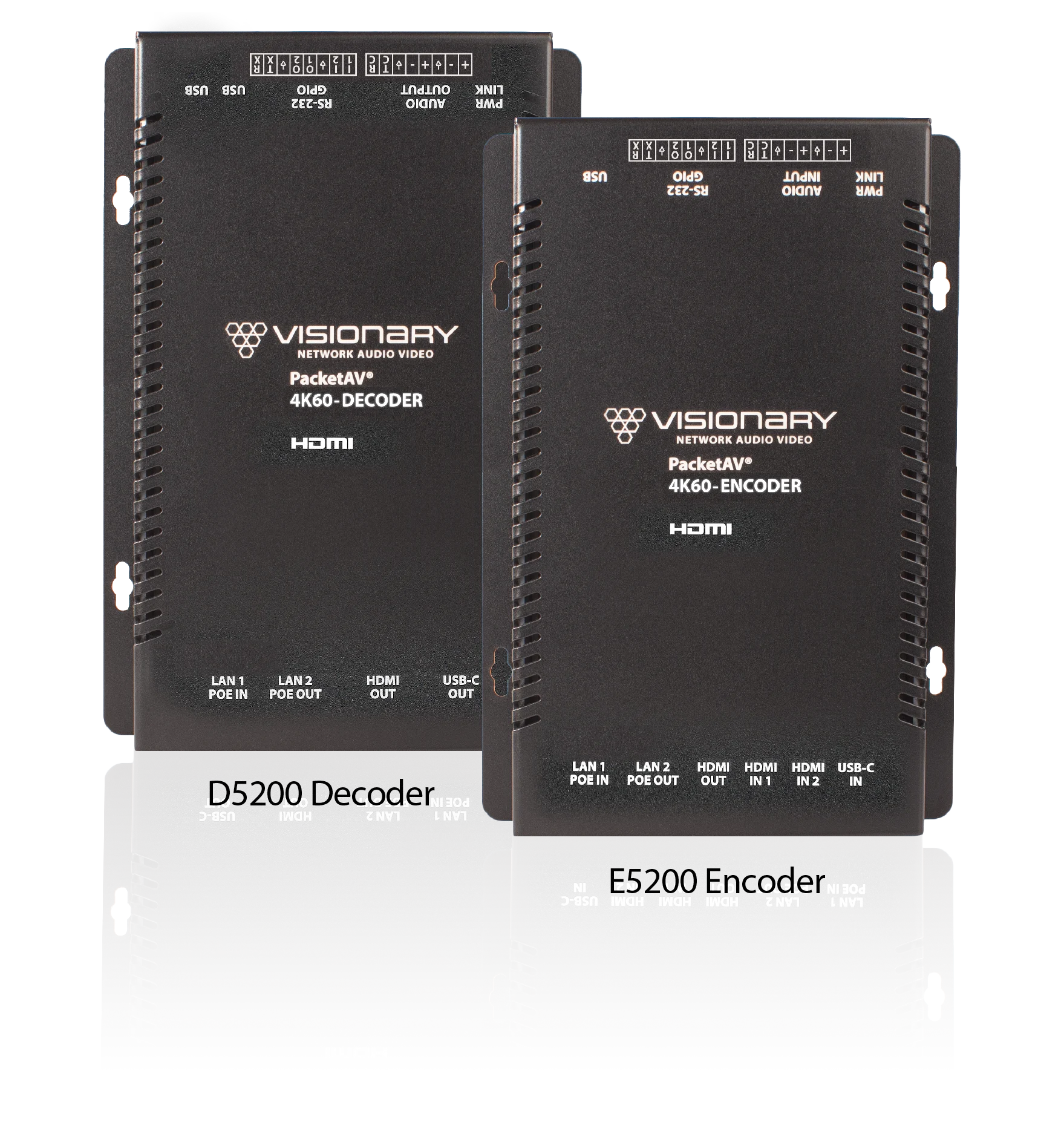 Visionary D5200 - AV over IP -vastaanotin, HDMI + USB-C