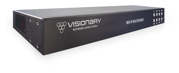 Visionary MV4 - IP-multiviewer AV over IP -virroille (4K)