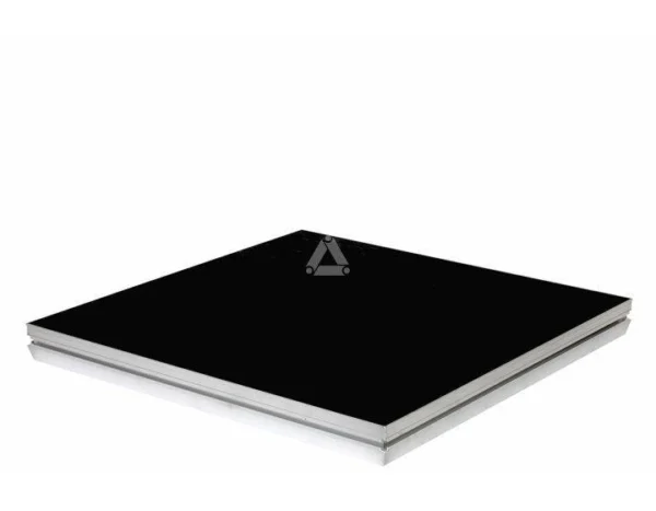StageDex BasicLine 1 × 1 m - lavaelementti, musta