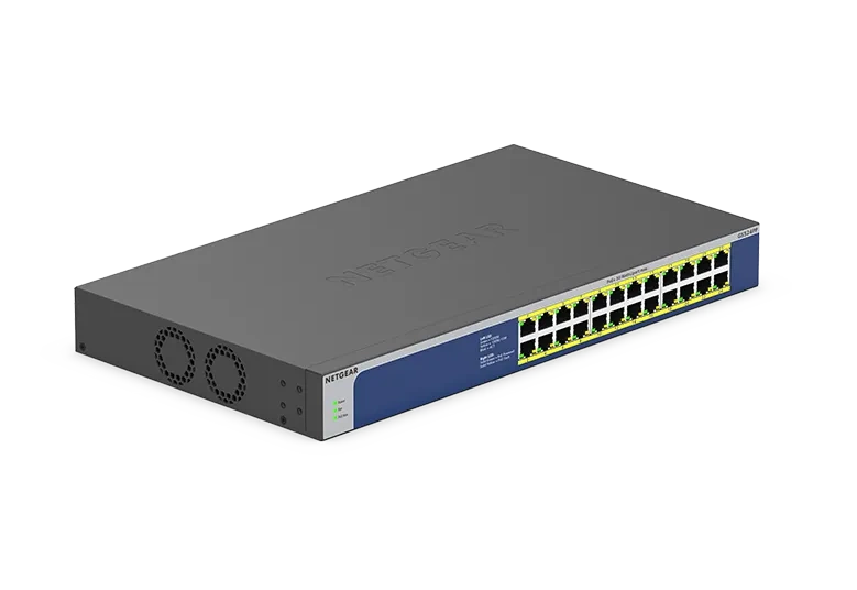 NETGEAR GS524PP - 24-porttinen hallitsematon PoE+-kytkin, 300 W