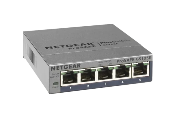 NETGEAR GS105E - 5-porttinen Easy Smart -kytkin