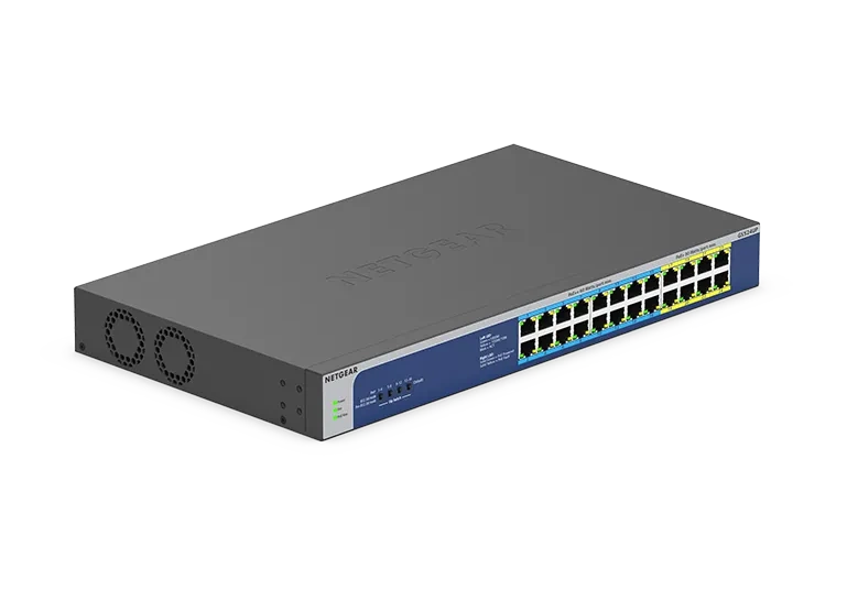 NETGEAR GS524UP - 24-porttinen hallitsematon PoE++-kytkin, 480 W