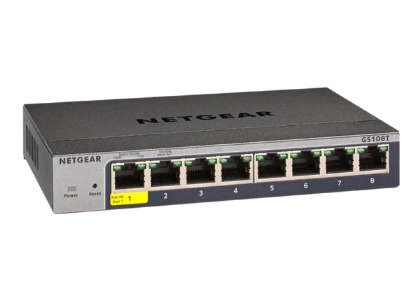 NETGEAR GS108T - 8-porttinen smart-hallittava kytkin