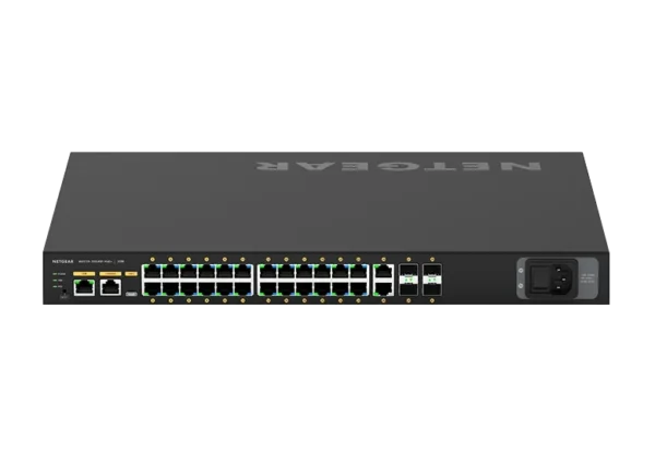 NETGEAR M4250-26G4F-PoE+ - hallittava PoE+-verkkokytkin
