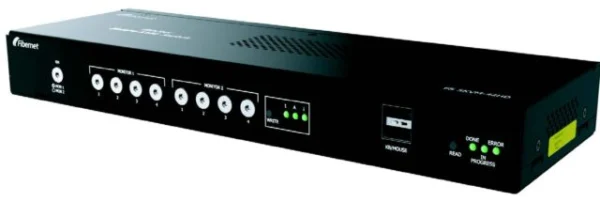 FiberNet FS-SKVM-82DP-KIT - tietoturvallinen KVM-kytkin 8:2