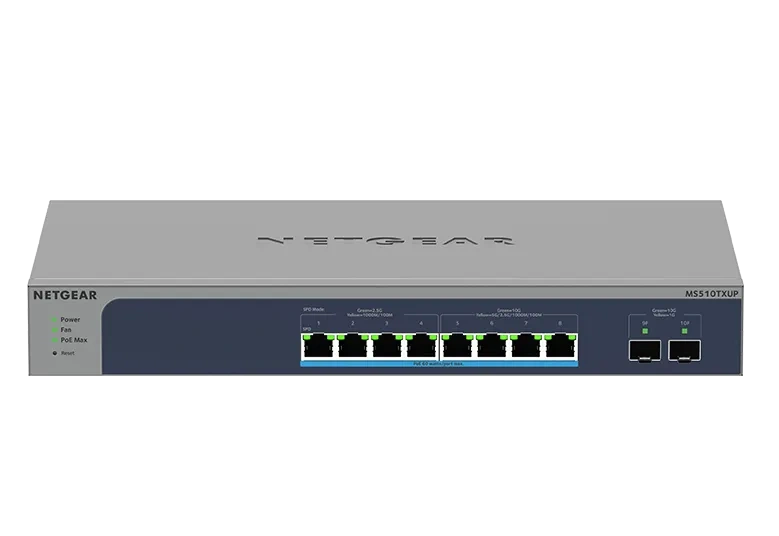 NETGEAR MS510TXUP - multi-gigabit smart PoE++-kytkin