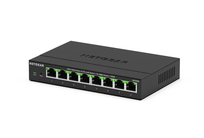 NETGEAR MS308E - 8-porttinen 2,5G Easy Smart -kytkin