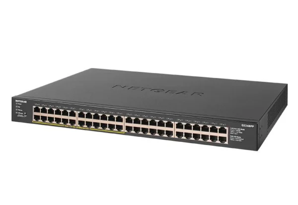 NETGEAR GS348PP - 48-porttinen hallitsematon PoE+-kytkin, 380 W