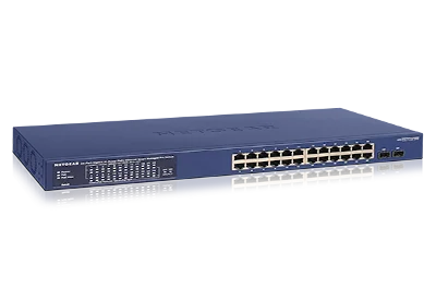 NETGEAR GS724TPP - 24-porttinen smart PoE+-kytkin, 380 W