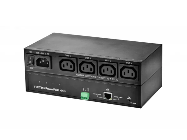 NETIO PowerPDU 4KS - mittaava PDU, 4 × C13, ilman virtajohtoa